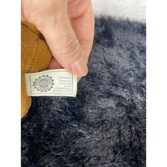 Vintage 1998 Harley‎ Davidson Motorcycle Biker Beanie Babies Bear Stuffed Animal - Picture 5 of 6